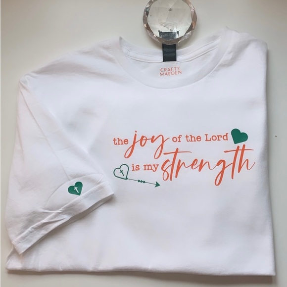 The joy of the Lord is my STRENGTH 🙏 custom T-shirt - Picture 2 of 3